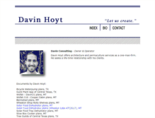 Tablet Screenshot of davinhoyt.com